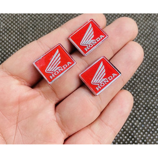 Tem Logo Honda Cánh Chim Màu Đỏ Dán Bợ Cổ Đồng Hồ Xe Máy