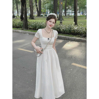 ĐẦM MAXI XOÈ PHỐI REN TIỂU THƯ ĐẦM HAI LỚP