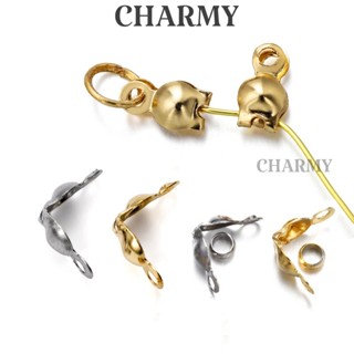 Khóa kẹp vỏ sò ngang T012, Thép titan không gỉ - Phụ kiện làm vòng tay, vòng cổ DIY