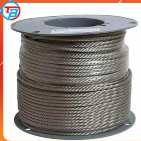 Dây cáp lụa bọc nhựa đường kính 3-4-5-6-8mm (tính theo mét) -tăng đơ-khóa cáp