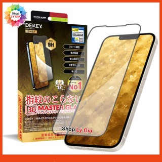 [HÀNG NHẬT BẢN] Kính cường lực Dekey Luxury full màn hình cho iPhone 15 Pro Max/15 Pro/14 Plus/13/12/11/X/XS Max