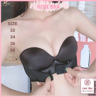 [SỈ] Áo lót cup ngực không dây chống tụt mặc áo hở vai AS052 (Video+Ảnh thật by Rose Bra)