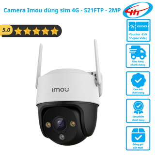 Camera imou dùng sim 4g - s21ftp - 2mp đèn led, mic ghi âm, còi báo động - hàng chính hãng