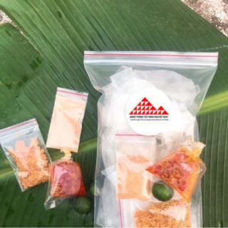 Combo 20 bịch bánh tráng phơi sương muối nhuyễn lá chuối