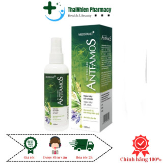 Xịt tinh dầu ANTFAMOS Medstand  (Chai 100ml) xua muỗi và côn trùng, an toàn cho da