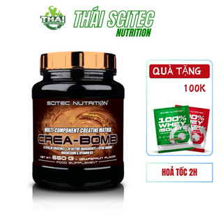 Creatine tổng hợp | CREA-BOMB 110 lần dùng làm dày sợi cơ, tăng sức bền | Scitec Nutrition