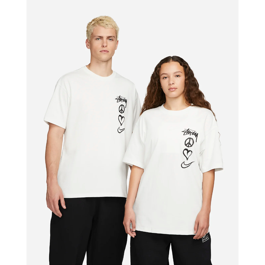(Hàng Chính Hãng) Áo NIKE x Stussy Love NRG Tee White +DM4943-121