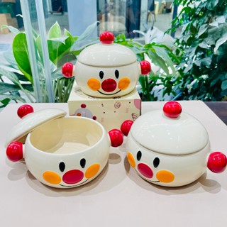 Bộ Bát Đĩa Gốm Sứ Decor, Bát Ăn Cơm, Bát Ăn Chè, Chén Dĩa Dễ Thương Âu Mì Chú Hề Đưng Đồ Ăn  xinh yêu
