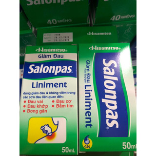 Chai lăn Salonpas Liniment Hisamitsu 50ml