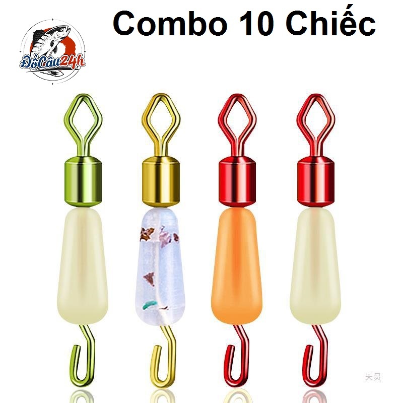 Combo 10 Chiếc Khóa link câu đài, khóa số 9 Các Loại Màu Sắc
