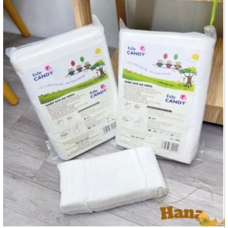 Khăn vải khô đẹp bịch 300g