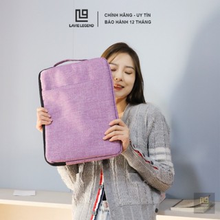 Túi chống sốc laptop 14inch, 15 6inch cao cấp ,  túi đựng macbook 2 ngăn có quai xách chất liệu dày dặn chống nước