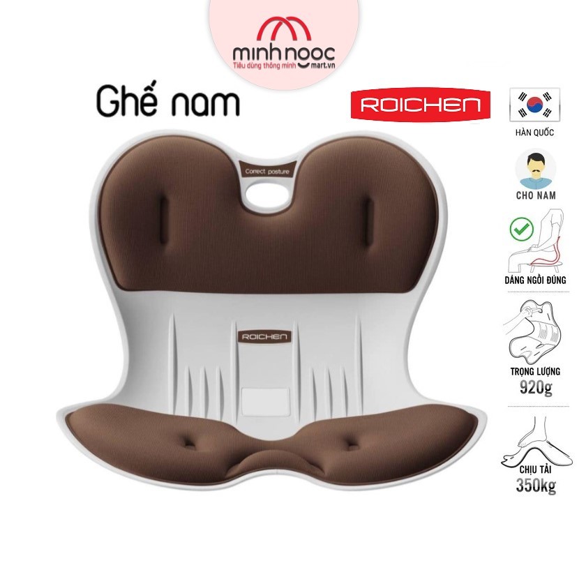 [Ghế Roichen] Ghế Chỉnh Dáng Ngồi Đúng, Chống Gù - Roichen Hàn Quốc (Made In Korea). Nam, Nữ, Trẻ Em