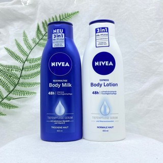 Sữa dưỡng thể NIVEA EXPRESS BODY LOTION 48h Hàng Đức 400ml