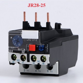 Rơ le nhiệt JR28-25, LR2-D33 Dùng cho khởi động từ CJX2, Relay nhiệt cho contactor