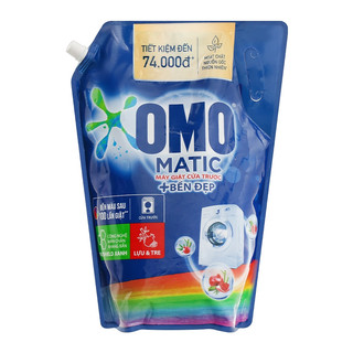Túi Nước Giặt Omo Matic Bền Đẹp Cửa Trước Lựu & Tre 3.6Kg