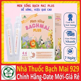 MEN SỐNG BẠCH MAI PLUS (chính hãng hộp 15 ống 10ml)