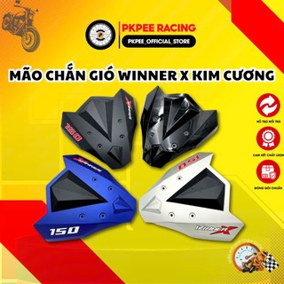 Mão Chắn Gió Gắn Winner X Mẫu Kim Cương Phụ Kiện Xe PKPEE (Màu Chóp Đầu Kim Cương Giao Ngẫu Nhiên)