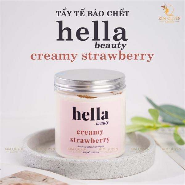 TẨY TẾ BÀO CHẾT BODY HỮU CƠ 500G HELLA BEAUTY GIÚP DƯỠNG TRẮNG DA TOÀN THÂN,MỜ THÂM 500G