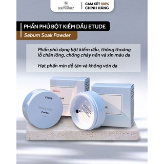 Phấn bột kiềm dầu etude sebum soak powder