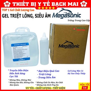 Gel Triệt Lông Megasonic Can 5 Lít