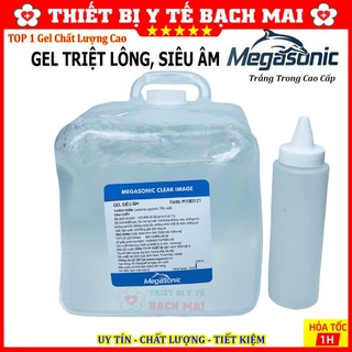 Gel Triệt Lông Megasonic Can 5 Lít