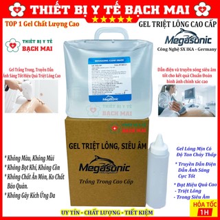 Gel Triệt Lông Megasonic Can 5 Lít