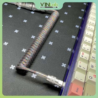 [Galaxy] Dây cáp custom handmade Type-C cho bàn phím cơ /Custom type-C cable for mechanical keyboard