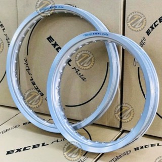 Niềng nhôm Excel Asia zin 14 (1.6-1.85) màu bạc cho xe tay ga Vario, Click 125, AB, Vision, Scoopy