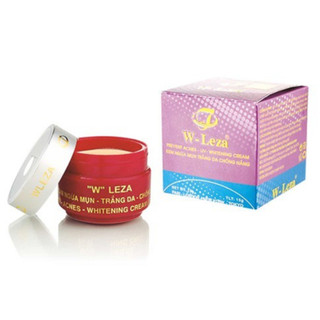 Kem ngừa mụn trắng da chống nắng Wleza 15g