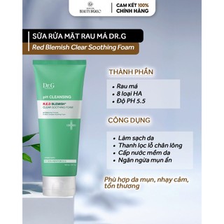 Sữa rửa mặt dr.g red blemish clear soothing foam