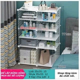 TỦ TAB ĐẦU GIƯỜNG MINI SIÊU XINH- KỆ LƯỚI SẮT THÉP TĨNH ĐIỆN LẮP GHÉP THÔNG MINH ĐA NĂNG AN TOÀN SỬ DỤNG.
