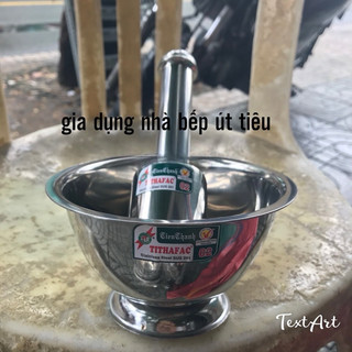 Bộ cối chày inox các size 12cm, 14cm, 16cm,18cm