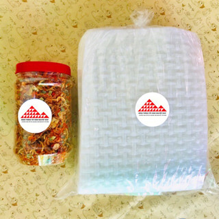 Combo 450g bánh tráng siêu mỏng và 200g hành phi ruốt sấy - Đặt sản Tây Ninh - Nguyệt Như