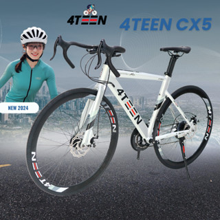 [Chính Hãng 2024] Xe Đạp Đua Tay Cong Road Bike Và Xe Đạp Thể Thao Địa Hình 4TEEN Khung Nhôm