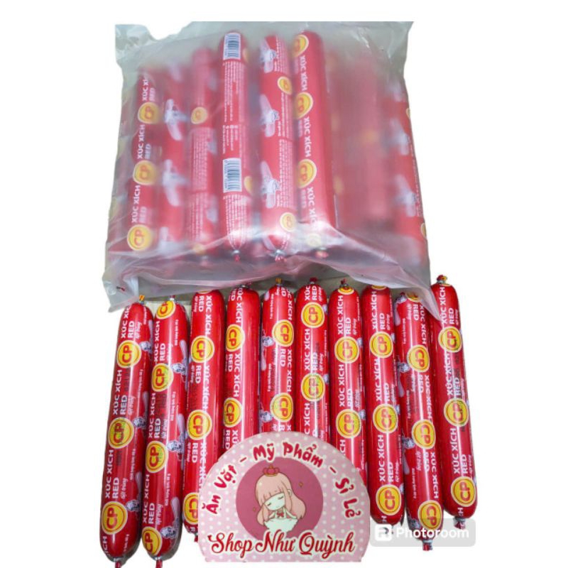 (TO NGON 60G/1 CÂY) SỈ TÚI 25 CÂY XÚC XÍCH HEO ĂN LIỀN CP TO NGON