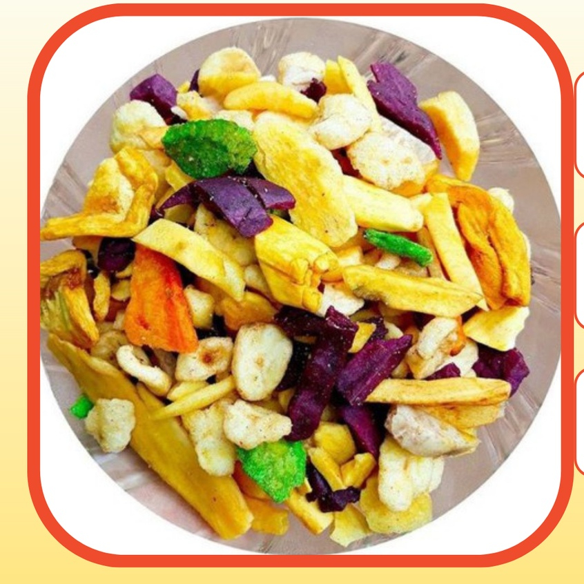 2kg hoa quả sấy cực ngon