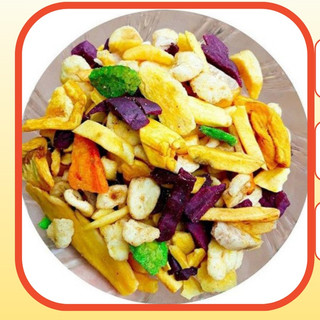 2kg hoa quả sấy cực ngon