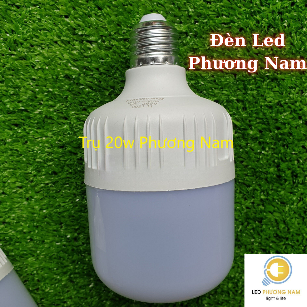 Bóng Đèn Led Trụ 20w (Trắng - Vàng) (Thiếu Wát - Đủ Wát)