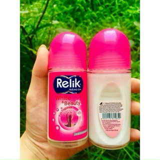 Lăn khử mùi làm trắng da Relik chai lớn 50ml
