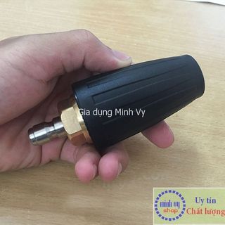 Đầu béc cao áp xoay nước 360 độ -  Béc xịt rửa cao áp xoáy Turbo 360 độ chịu áp lực 3600psi (250kg/cm)