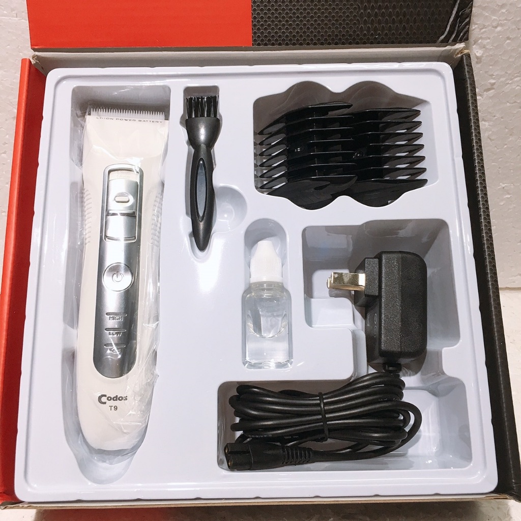Tông Đơ Cắt Tóc Chuyên Nghiệp CODOS T9 Professional Hair Clipper, Barber Hair trimmer