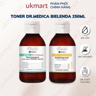 Toner Bielenda Dr Medica Anti-acne Dermatological Toning Liquid 250ml -  Exfoliating Tonic 250ml