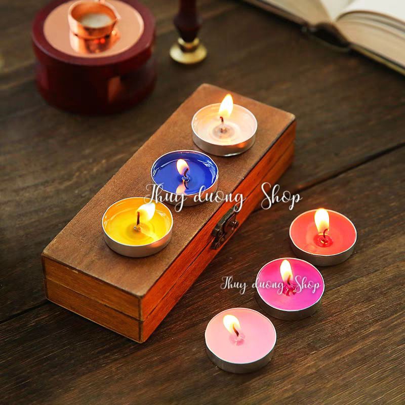 Nến tealight không mùi không khói ( 1 viên )