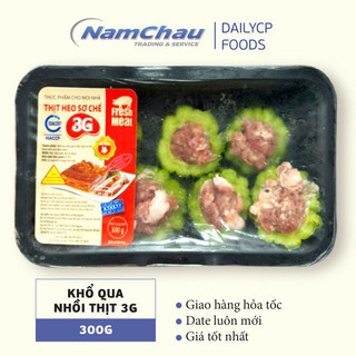 Khổ qua nhồi thịt heo 3G khay 300gr | heo sinh học tươi sạch 3G [HN giao hỏa tốc]