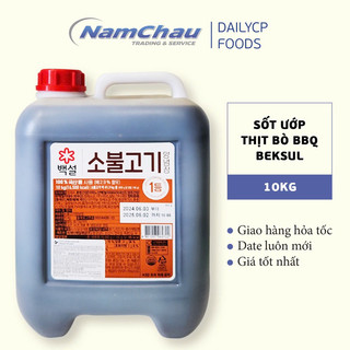  Sốt Xốt ướp thịt nướng Hàn Quốc Bò Bulgogi Beksul 10kg - Gia Vị Ướp Thịt Nướng BBQ Nhập Khẩu Hàn Quốc 