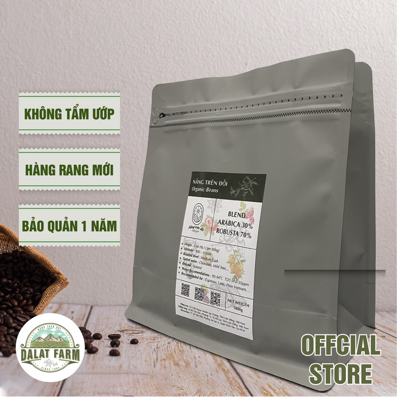 Cà phê Phin truyền thống BLEND Robusta & Arabica (7:3) Tỉ lệ chín >98%