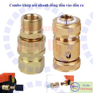 Combo bộ khớp nối nhanh đầu vào và đầu ra máy rửa xe mini - combo_in_out