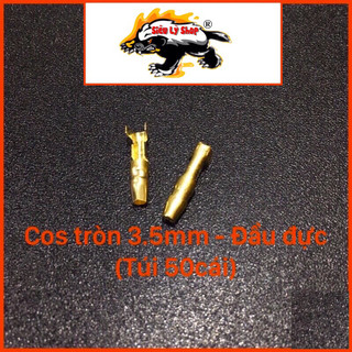 Cos tròn 3.5mm - Đầu đực (Túi 50cái)