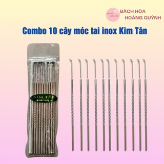 Combo 10 cây móc tai( cây lấy rái tai)  inox loại tốt
